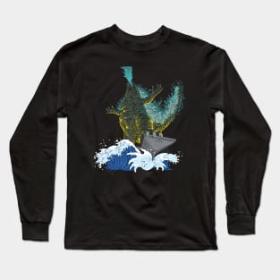 Gojira on the ocean Long Sleeve T-Shirt